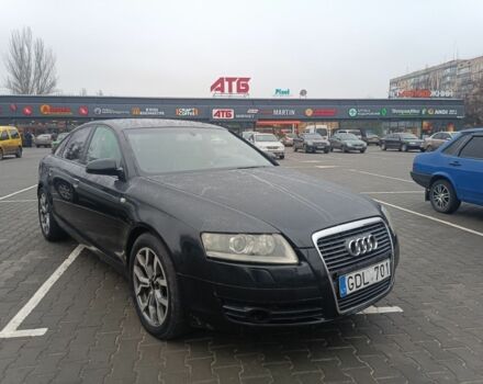 Черный Ауди А6, объемом двигателя 3 л и пробегом 400 тыс. км за 3650 $, фото 1 на Automoto.ua