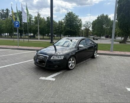 Черный Ауди А6, объемом двигателя 3 л и пробегом 350 тыс. км за 3600 $, фото 1 на Automoto.ua
