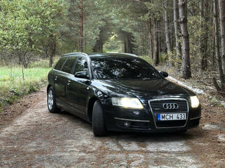 Черный Ауди А6, объемом двигателя 3 л и пробегом 375 тыс. км за 4000 $, фото 1 на Automoto.ua