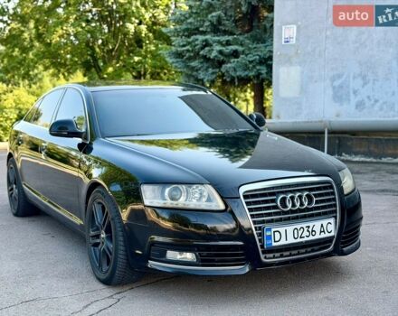 Черный Ауди А6, объемом двигателя 2.7 л и пробегом 395 тыс. км за 7500 $, фото 1 на Automoto.ua