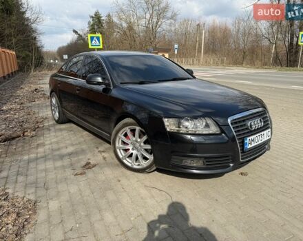 Черный Ауди А6, объемом двигателя 2.97 л и пробегом 350 тыс. км за 10600 $, фото 1 на Automoto.ua