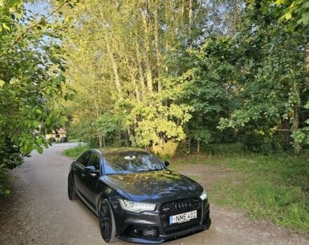 Черный Ауди А6, объемом двигателя 3 л и пробегом 350 тыс. км за 5100 $, фото 1 на Automoto.ua