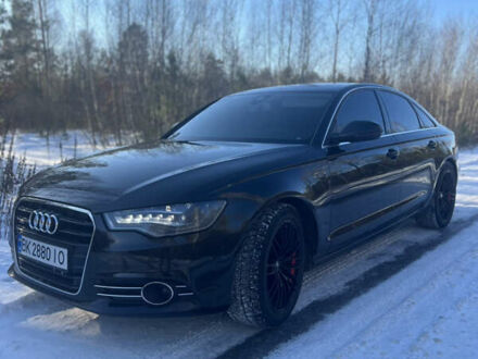 Чорний Ауді А6, об'ємом двигуна 3 л та пробігом 195 тис. км за 17777 $, фото 1 на Automoto.ua