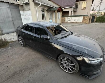 Черный Ауди А6, объемом двигателя 3 л и пробегом 200 тыс. км за 7000 $, фото 1 на Automoto.ua