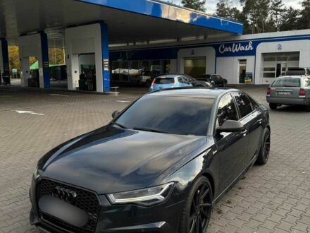 Черный Ауди А6, объемом двигателя 3 л и пробегом 140 тыс. км за 343 $, фото 1 на Automoto.ua