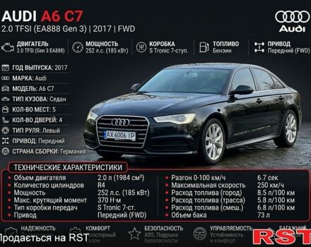 Чорний Ауді А6, об'ємом двигуна 2 л та пробігом 132 тис. км за 19500 $, фото 1 на Automoto.ua