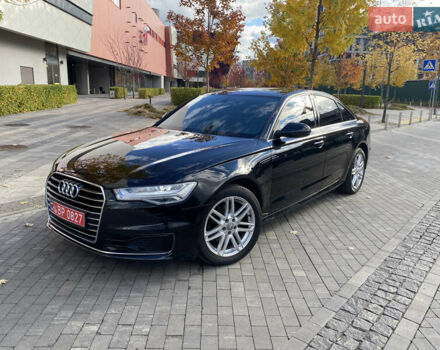 Ауді А6 2016 у Києві на Automoto.ua Чорний Ауді А6, об'ємом двигуна 2 л та пробігом 152 тис. км за 21500 $, фото 1 на Automoto.ua