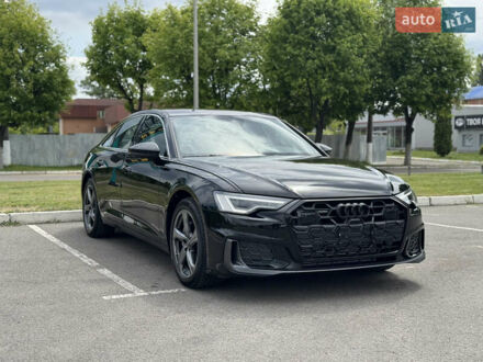 Ауді А6 2023 у Києві на Automoto.ua Чорний Ауді А6, об'ємом двигуна 1.98 л та пробігом 22 тис. км за 47000 $, фото 1 на Automoto.ua