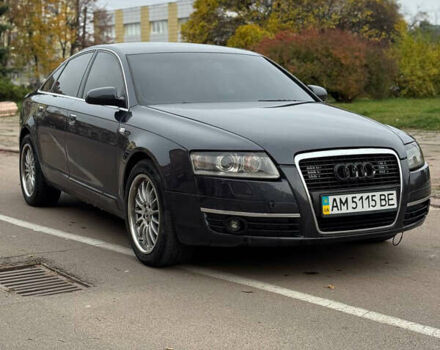 Фіолетовий Ауді А6, об'ємом двигуна 2.98 л та пробігом 226 тис. км за 6500 $, фото 1 на Automoto.ua