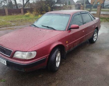 Красный Ауди А6, объемом двигателя 2 л и пробегом 333 тыс. км за 1800 $, фото 1 на Automoto.ua