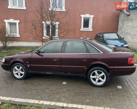 Красный Ауди А6, объемом двигателя 2.6 л и пробегом 374 тыс. км за 2400 $, фото 7 на Automoto.ua