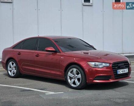 Красный Ауди А6, объемом двигателя 3 л и пробегом 177 тыс. км за 12000 $, фото 1 на Automoto.ua