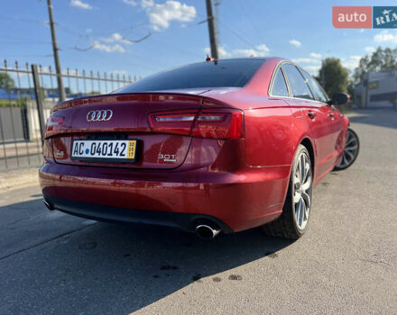Ауди А6 2013 в Чернигове на Automoto.ua Красный Ауди А6, объемом двигателя 3 л и пробегом 111 тыс. км за 16850 $, фото 6 на Automoto.ua