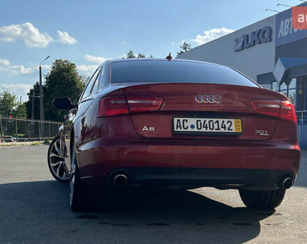Ауди А6 2013 в Чернигове на Automoto.ua Красный Ауди А6, объемом двигателя 3 л и пробегом 111 тыс. км за 16850 $, фото 5 на Automoto.ua