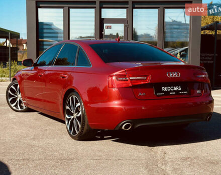 Ауди А6 2014 в Кременчуге на Automoto.ua Красный Ауди А6, объемом двигателя 2.97 л и пробегом 137 тыс. км за 16499 $, фото 3 на Automoto.ua