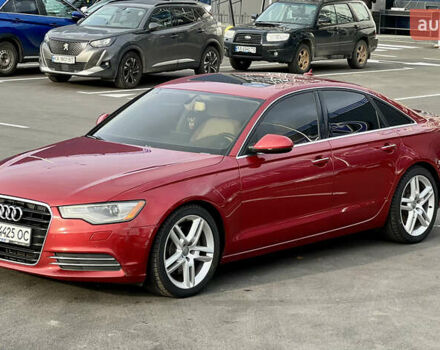 Червоний Ауді А6, об'ємом двигуна 2 л та пробігом 214 тис. км за 12000 $, фото 1 на Automoto.ua