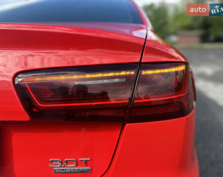 Червоний Ауді А6, об'ємом двигуна 3 л та пробігом 133 тис. км за 19300 $, фото 24 на Automoto.ua