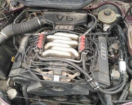 Красный Ауди А6, объемом двигателя 2.6 л и пробегом 392 тыс. км за 3000 $, фото 4 на Automoto.ua