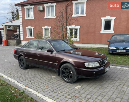 Красный Ауди А6, объемом двигателя 2.6 л и пробегом 374 тыс. км за 2500 $, фото 1 на Automoto.ua