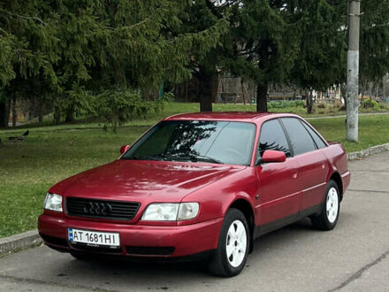 Красный Ауди А6, объемом двигателя 2.5 л и пробегом 388 тыс. км за 2950 $, фото 1 на Automoto.ua