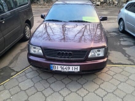 Красный Ауди А6, объемом двигателя 2.6 л и пробегом 360 тыс. км за 3500 $, фото 1 на Automoto.ua