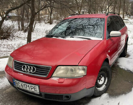 Красный Ауди А6, объемом двигателя 2.39 л и пробегом 220 тыс. км за 3900 $, фото 1 на Automoto.ua