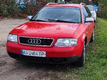 Красный Ауди А6, объемом двигателя 1.8 л и пробегом 350 тыс. км за 2000 $, фото 1 на Automoto.ua