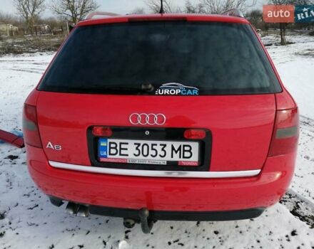 Красный Ауди А6, объемом двигателя 2.5 л и пробегом 280 тыс. км за 8200 $, фото 1 на Automoto.ua