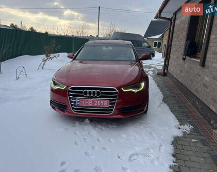 Красный Ауди А6, объемом двигателя 2 л и пробегом 350 тыс. км за 8200 $, фото 1 на Automoto.ua
