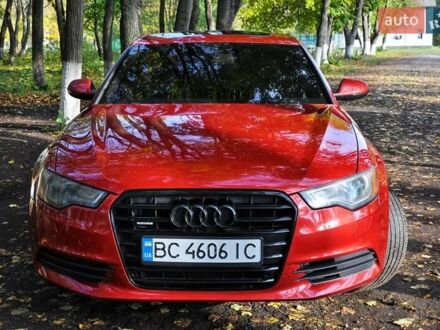Ауди А6 2012 в Полтаве на Automoto.ua Красный Ауди А6, объемом двигателя 3 л и пробегом 180 тыс. км за 11000 $, фото 1 на Automoto.ua