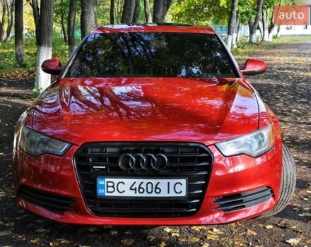 Червоний Ауді А6, об'ємом двигуна 3 л та пробігом 180 тис. км за 11000 $, фото 1 на Automoto.ua