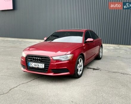 Красный Ауди А6, объемом двигателя 3 л и пробегом 183 тыс. км за 12500 $, фото 1 на Automoto.ua