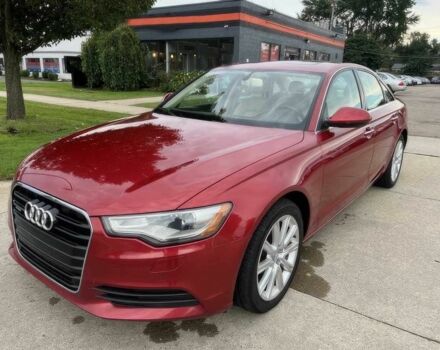 Червоний Ауді А6, об'ємом двигуна 2 л та пробігом 75 тис. км за 12600 $, фото 1 на Automoto.ua