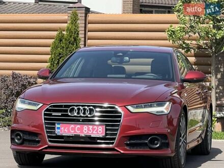 Ауди А6 2016 в Киеве на Automoto.ua Красный Ауди А6, объемом двигателя 3 л и пробегом 158 тыс. км за 20300 $, фото 1 на Automoto.ua