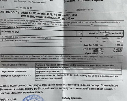 Ауди А6, объемом двигателя 3 л и пробегом 226 тыс. км за 10700 $, фото 22 на Automoto.ua