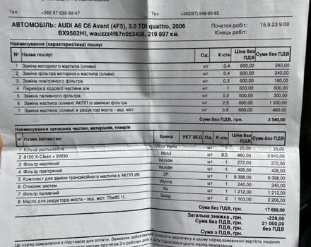 Ауди А6, объемом двигателя 3 л и пробегом 226 тыс. км за 10700 $, фото 19 на Automoto.ua