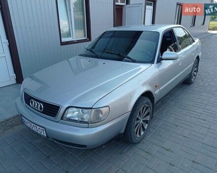 Серый Ауди А6, объемом двигателя 1.8 л и пробегом 315 тыс. км за 3000 $, фото 1 на Automoto.ua