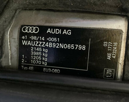 Серый Ауди А6, объемом двигателя 2.5 л и пробегом 427 тыс. км за 5500 $, фото 11 на Automoto.ua