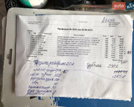 Серый Ауди А6, объемом двигателя 2.5 л и пробегом 208 тыс. км за 4200 $, фото 26 на Automoto.ua