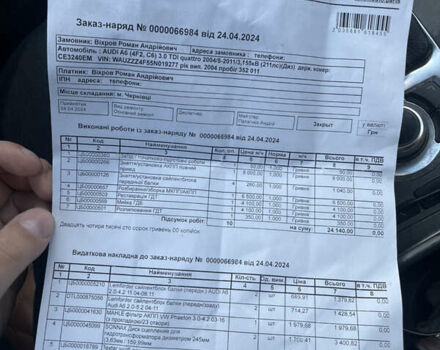 Серый Ауди А6, объемом двигателя 2.97 л и пробегом 361 тыс. км за 8699 $, фото 9 на Automoto.ua