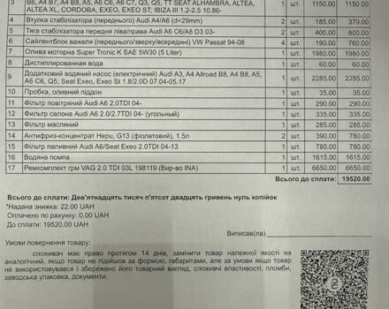 Сірий Ауді А6, об'ємом двигуна 1.97 л та пробігом 220 тис. км за 10900 $, фото 23 на Automoto.ua