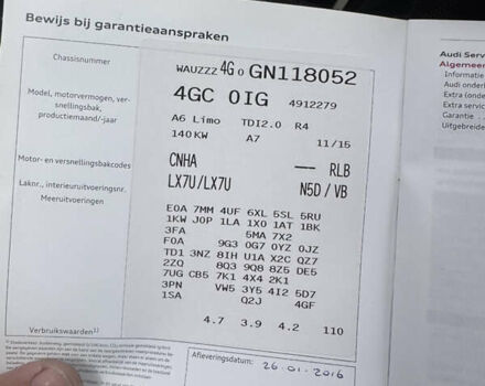 Ауді А6 2015 у Виноградове на Automoto.ua Сірий Ауді А6, об'ємом двигуна 2 л та пробігом 181 тис. км за 20400 $, фото 70 на Automoto.ua