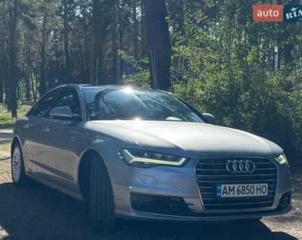 Ауди А6 2015 в Житомире на Automoto.ua Серый Ауди А6, объемом двигателя 1.97 л и пробегом 146 тыс. км за 22600 $, фото 2 на Automoto.ua
