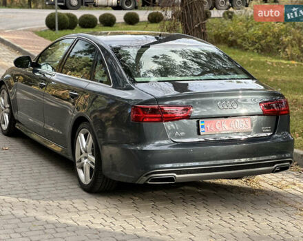 Ауді А6 2016 у Львові на Automoto.ua Сірий Ауді А6, об'ємом двигуна 2 л та пробігом 193 тис. км за 14800 $, фото 6 на Automoto.ua