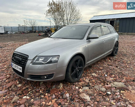 Серый Ауди А6, объемом двигателя 3 л и пробегом 322 тыс. км за 8000 $, фото 1 на Automoto.ua