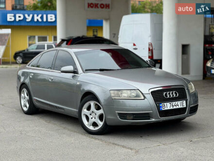 Ауди А6 2005 в Днепре (Днепропетровске) на Automoto.ua Серый Ауди А6, объемом двигателя 2.39 л и пробегом 336 тыс. км за 6200 $, фото 1 на Automoto.ua