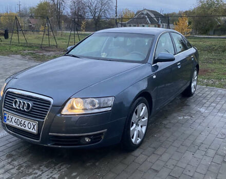 Ауді А6 2007 у Новой Водолаге на Automoto.ua Сірий Ауді А6, об'ємом двигуна 2 л та пробігом 255 тис. км за 8000 $, фото 1 на Automoto.ua