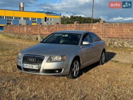 Серый Ауди А6, объемом двигателя 2 л и пробегом 326 тыс. км за 6150 $, фото 1 на Automoto.ua