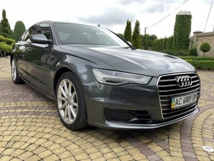 Ауди А6 2015 в Луцке на Automoto.ua Серый Ауди А6, объемом двигателя 1.8 л и пробегом 133 тыс. км за 20950 $, фото 1 на Automoto.ua