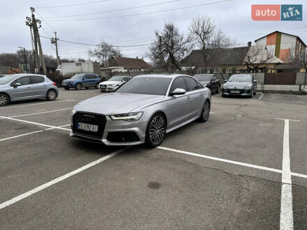 Ауди А6 2017 в Днепре (Днепропетровске) на Automoto.ua Серый Ауди А6, объемом двигателя 3 л и пробегом 105 тыс. км за 26900 $, фото 1 на Automoto.ua